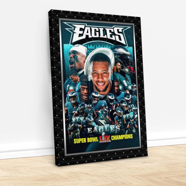 Philadelphia Eagles Rectangle Canvas With Inner Frame - HOATT 9096