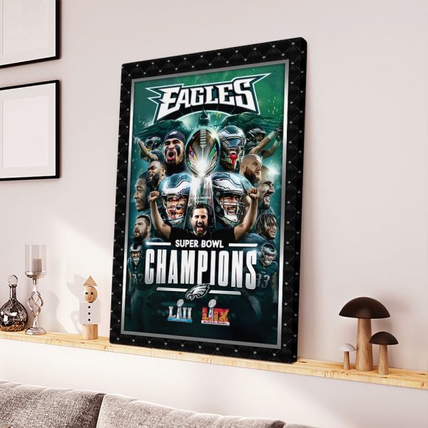Philadelphia Eagles Rectangle Canvas With Inner Frame - HOATT 9142