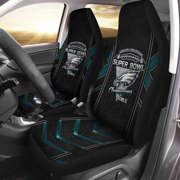 Philadelphia Eagles 2PCS Car Seat Cover - HOATT 9169