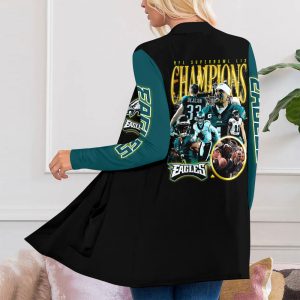 Philadelphia Eagles Women's Patch Pocket Cardigan - HOATT 8995