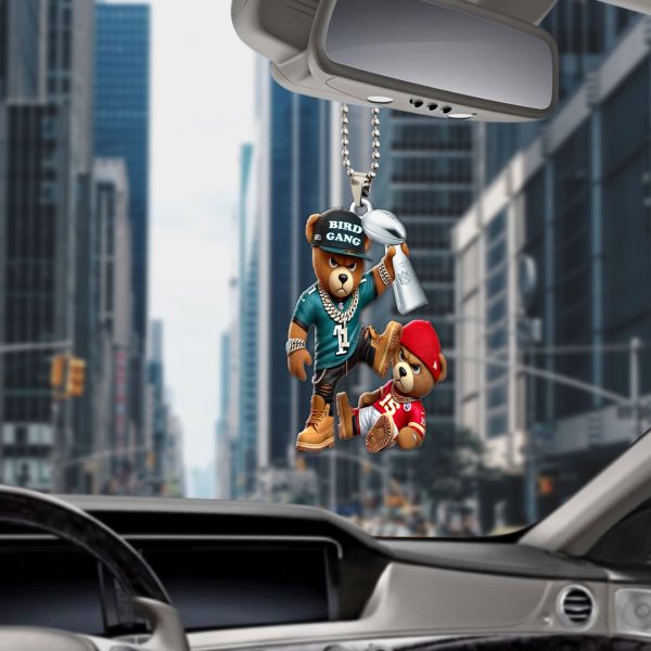 Philadelphia Eagles Custom Shape 1-sided Acrylic Car Ornament – MAITM 10098