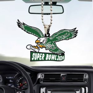 Philadelphia Eagles Custom Shape 2-sided Acrylic Car Ornament – TANTN 11226