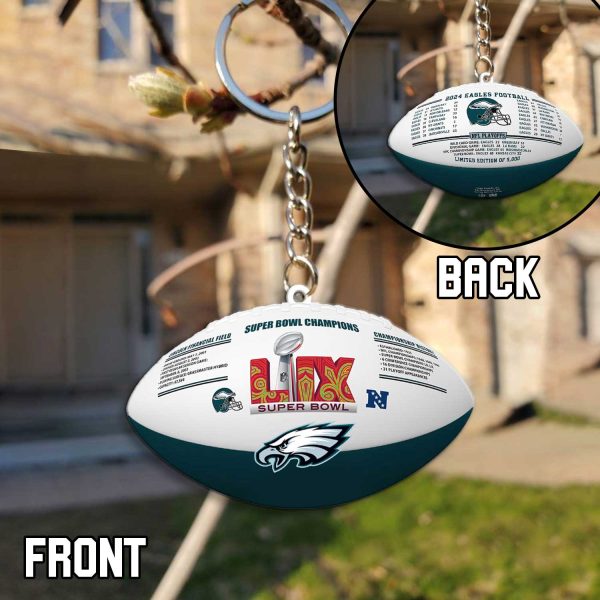 Philadelphia Eagles Custom Shape 2-sided Keychain - MAITM 10134