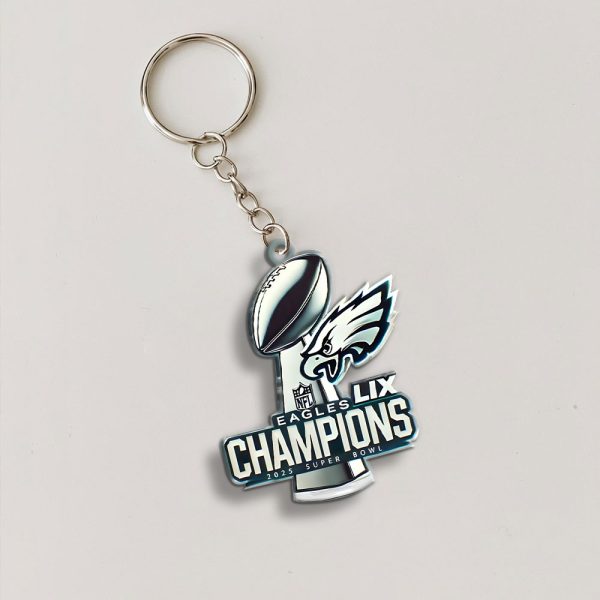 Philadelphia Eagles Custom Shape 1-sided Keychain - MAITM 10090