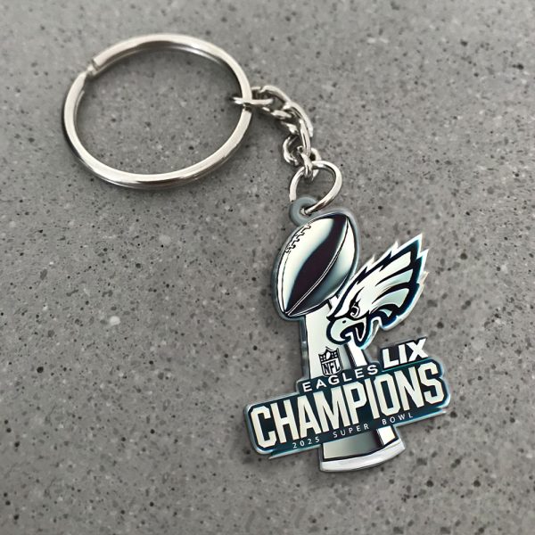 Philadelphia Eagles Custom Shape 1-sided Keychain - MAITM 10090