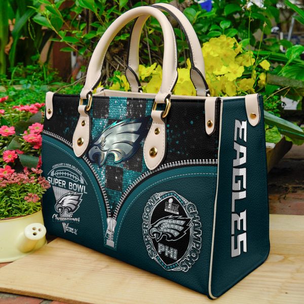 Philadelphia Eagles Leather HandBag - HOATT 9049