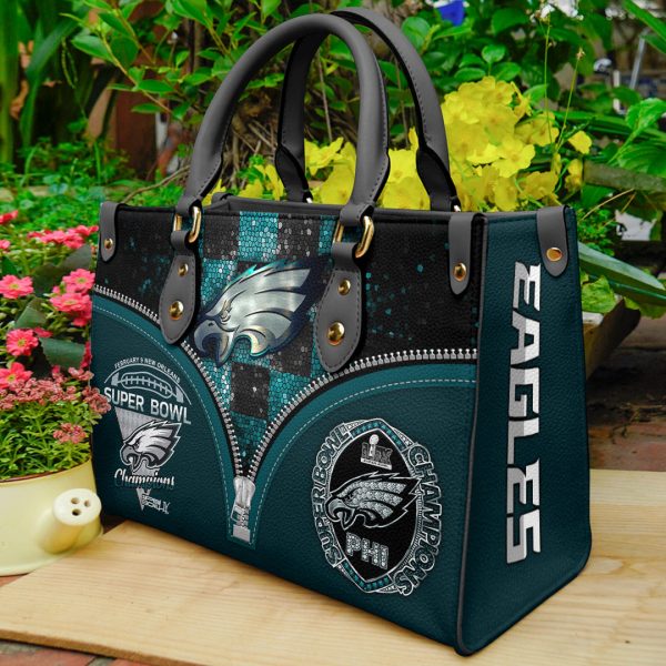 Philadelphia Eagles Leather HandBag - HOATT 9049