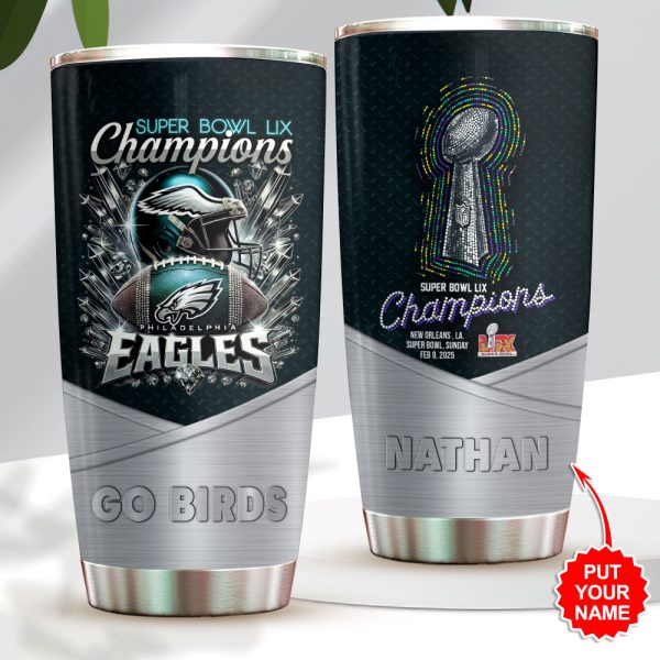 Personalized Philadelphia Eagles Tumbler Cup - HOATT 9216
