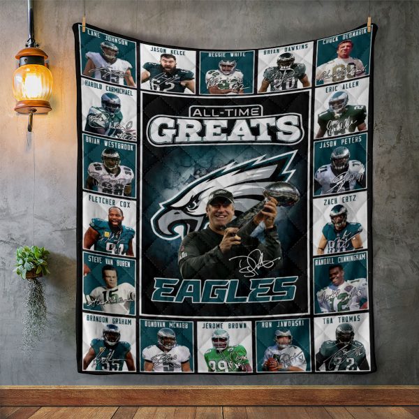 Philadelphia Eagles Quilt Blanket - HOATT 8933