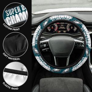 Philadelphia Eagles Steering Wheel Cover - TANTN 11286