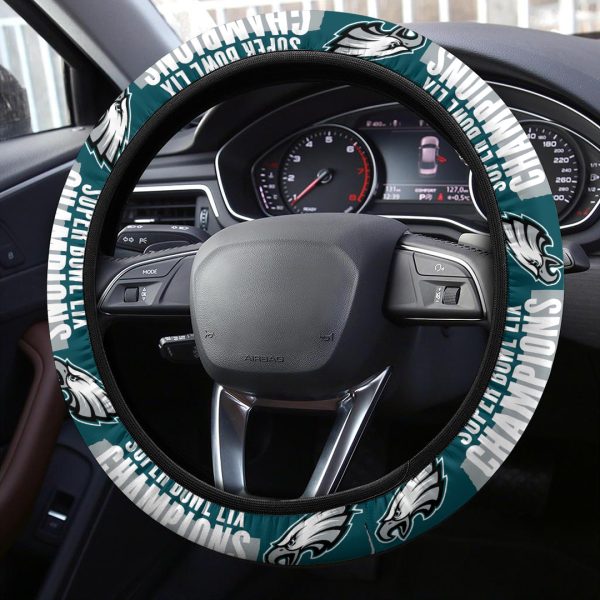 Philadelphia Eagles Steering Wheel Cover - TANTN 11286
