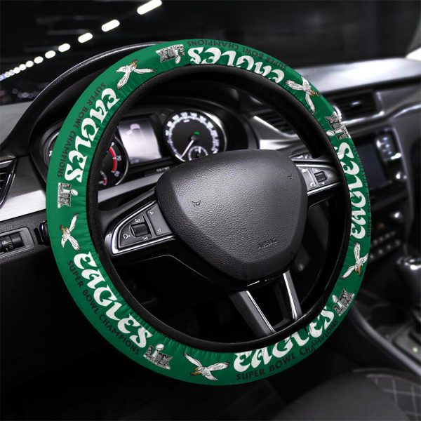 Philadelphia Eagles Steering Wheel Cover - TANTN 11288