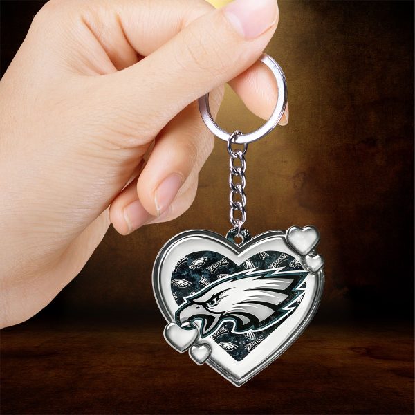 Philadelphia Eagles Custom Shape 1-sided Keychain - HOATT 9265