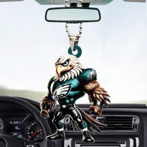 Philadelphia Eagles Custom Shape 2-sided Acrylic Car Ornament – HOATT 9065