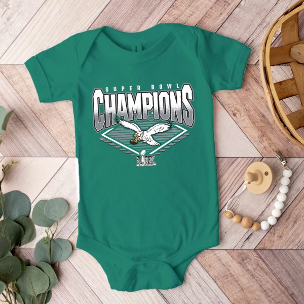 Philadelphia Eagles 2D Baby Onesie - TANTN 11181