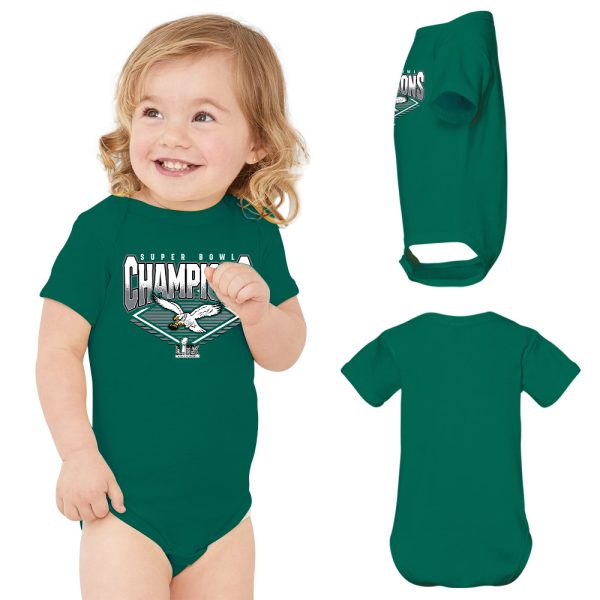 Philadelphia Eagles 2D Baby Onesie - TANTN 11181