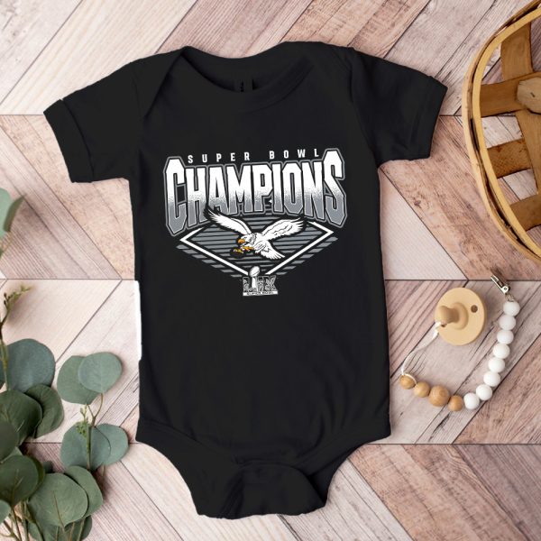 Philadelphia Eagles 2D Baby Onesie - TANTN 11181
