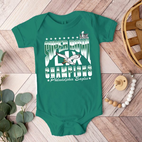 Philadelphia Eagles 2D Baby Onesie - TANTN 11182