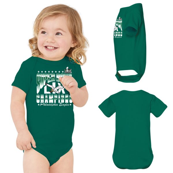 Philadelphia Eagles 2D Baby Onesie - TANTN 11182