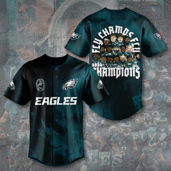 Philadelphia Eagles Baseball Jersey - TANTN 11342