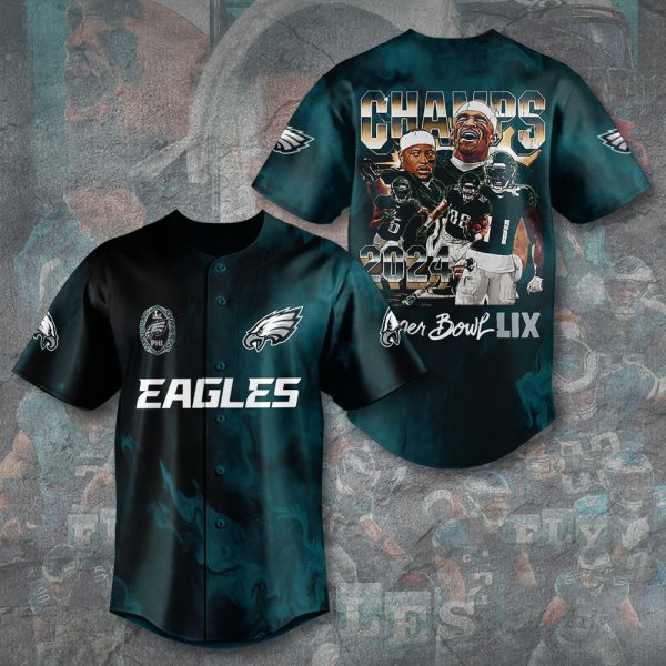 Philadelphia Eagles Baseball Jersey - TANTN 11343