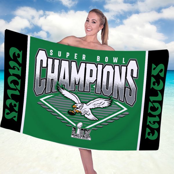 Philadelphia Eagles Rectangle Beach Towel - TANTN 11228