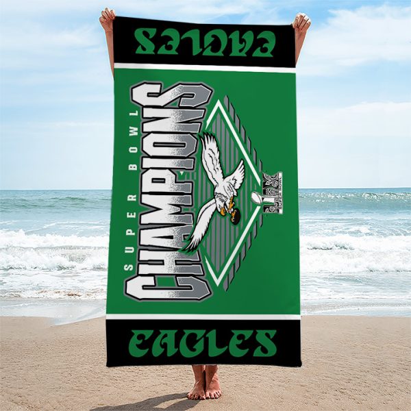 Philadelphia Eagles Rectangle Beach Towel - TANTN 11228