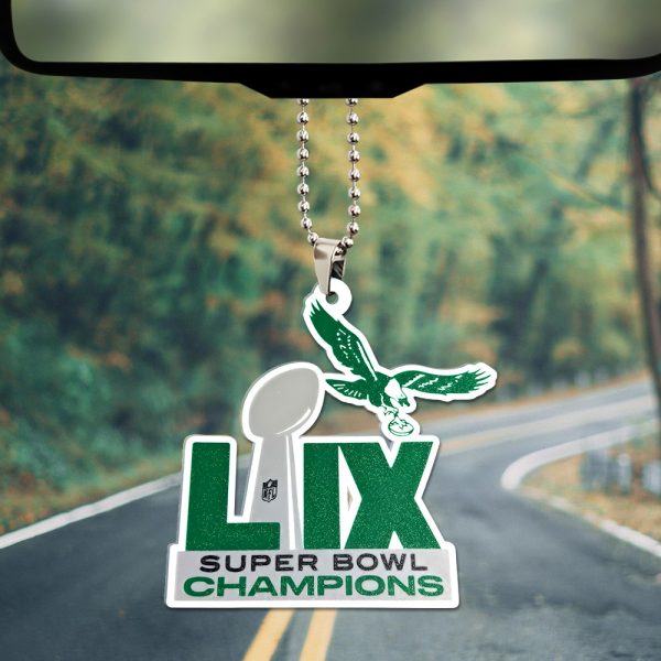 Philadelphia Eagles Custom Shape 2-sided Acrylic Car Ornament – TANTN 11268