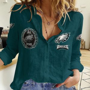 Philadelphia Eagles 3D Linen Shirt - HOATT 9151