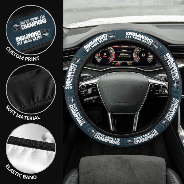 Philadelphia Eagles Steering Wheel Cover - TANTN 11287