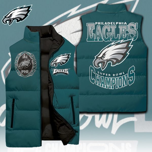 Philadelphia Eagles 3D Down Vest - HOATT 8948