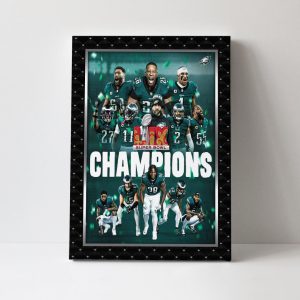Philadelphia Eagles Rectangle Canvas With Inner Frame - HOATT 9141