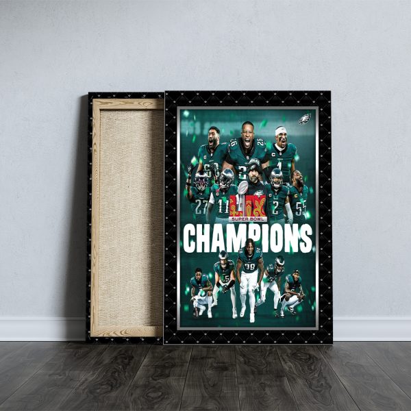 Philadelphia Eagles Rectangle Canvas With Inner Frame - HOATT 9141