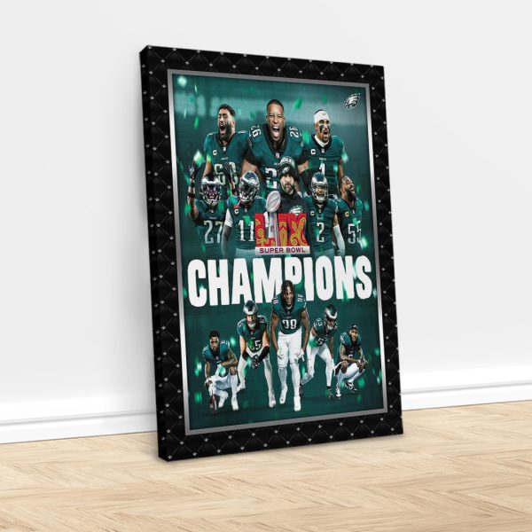 Philadelphia Eagles Rectangle Canvas With Inner Frame - HOATT 9141