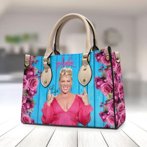 P!NK Leather HandBag - VANDH 4326