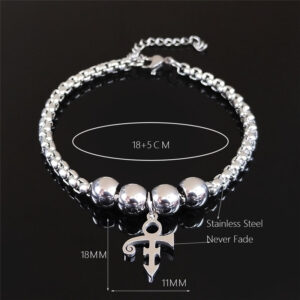 Prince Love Symbol Stainless Steel Bracelet - MAITM DROP084