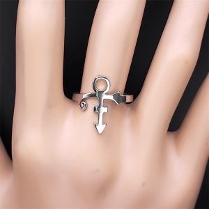 Prince Love Symbol Stainless Steel Ring - MAITM DROP055