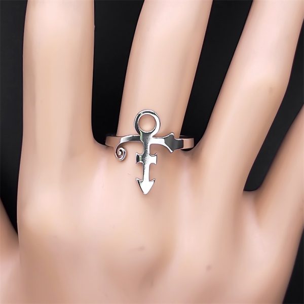 Prince Love Symbol Stainless Steel Ring - MAITM DROP055