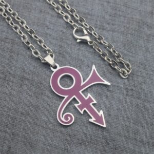 Prince Purple Love Symbol Pendant Necklace - MAITM DROP085
