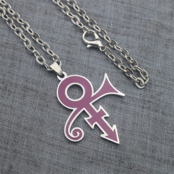 Prince Purple Love Symbol Pendant Necklace - MAITM DROP085