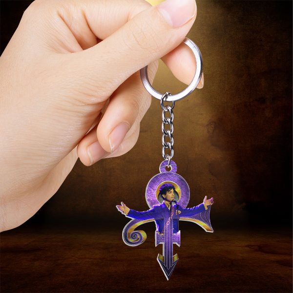 Prince Custom Shape 2-sided Keychain - HOATT 9235