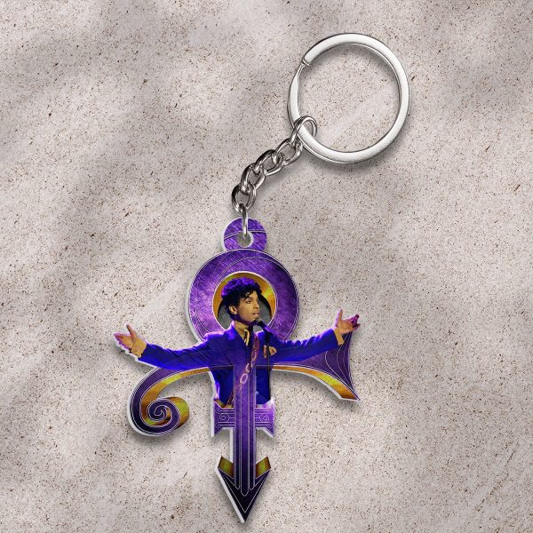 Prince Custom Shape 2-sided Keychain - HOATT 9235