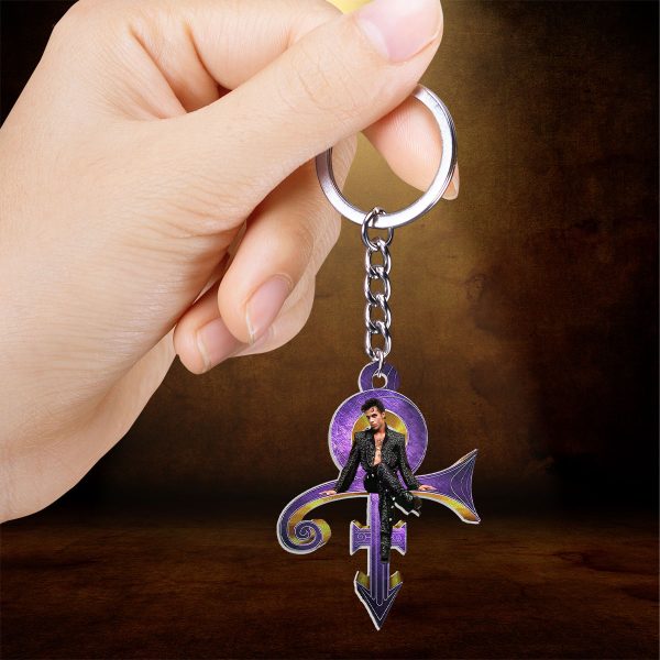Prince Custom Shape 2-sided Keychain - HOATT 9269