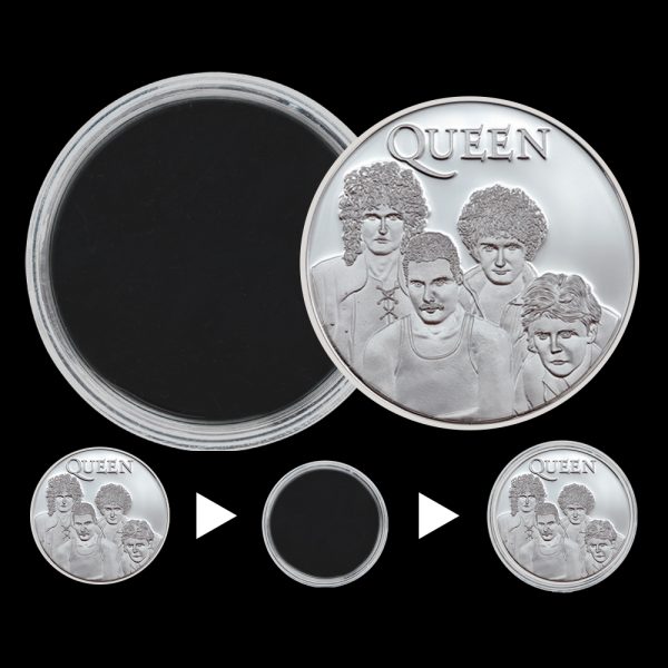 Queen Band 1Pc Silver Plated Commemorative Coin - MAITM DROP070