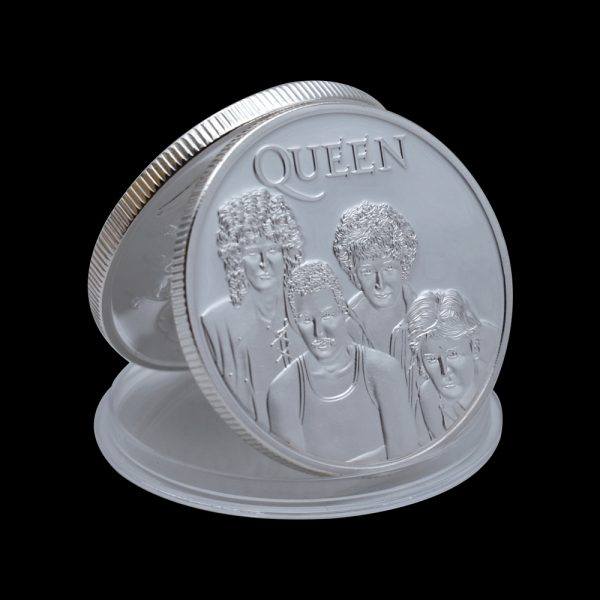 Queen Band 1Pc Silver Plated Commemorative Coin - MAITM DROP070