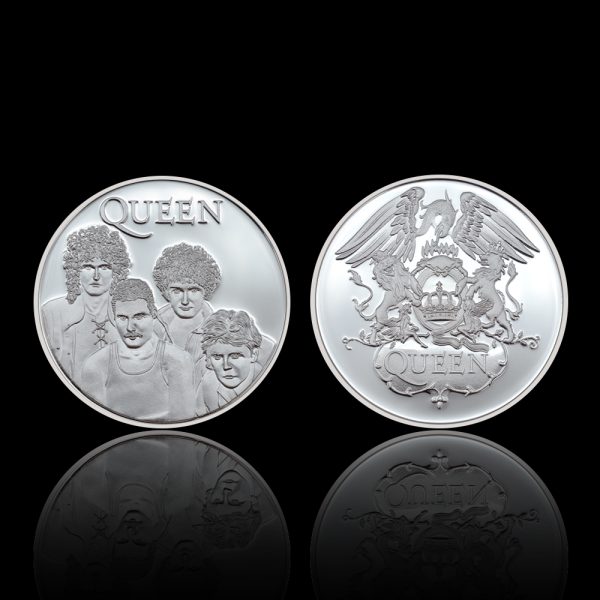 Queen Band 1Pc Silver Plated Commemorative Coin - MAITM DROP070