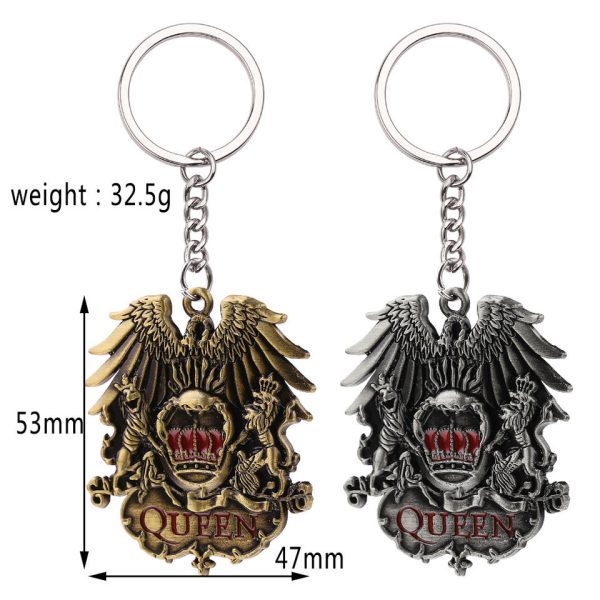 Queen Band Retro Medal Keychain - MAITM DROP058