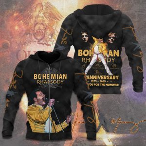 Queen Band x Freddie Mercury 3D Apparel - MAITM 10109