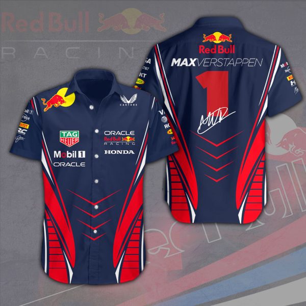 Red Bull Racing F1 x MV1 Short Sleeve Dress Shirt – HOATT 9368.1