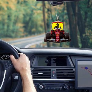Scuderia Ferrari Custom Shape 2-sided Acrylic Car Ornament – HOATT 9002